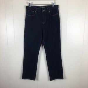Ralph Lauren Dark Wash Classic Straight Jeans
